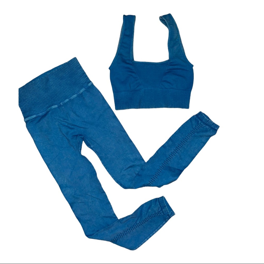 NEW Free People Movement Good Karma Bra Top & Leggings Set - Picture 5 of 5